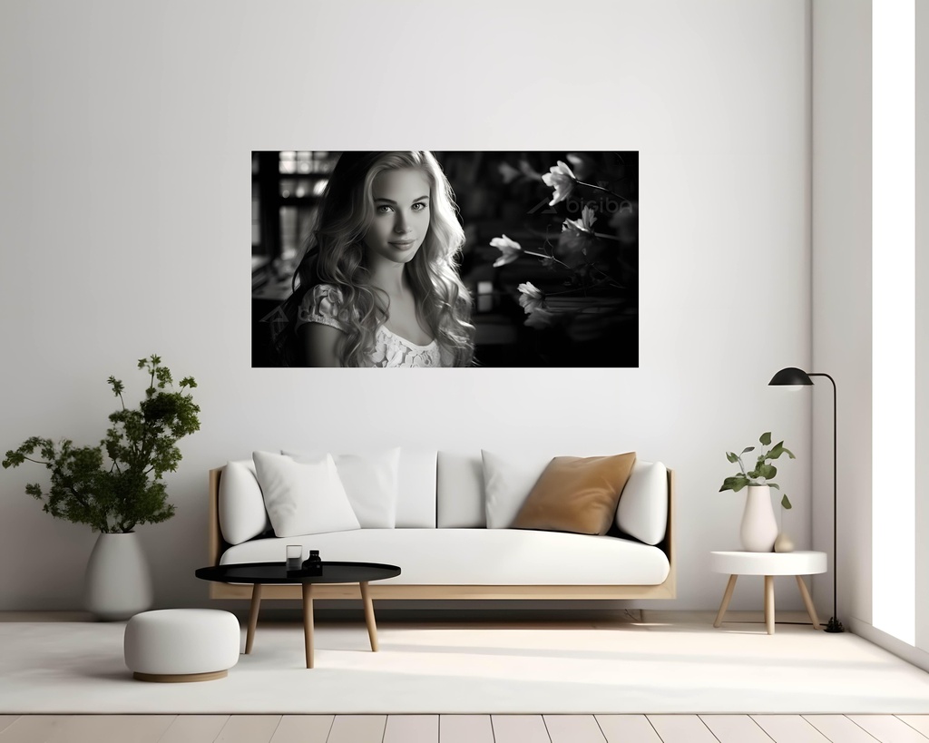 Ethereal Beauty in Monochrome