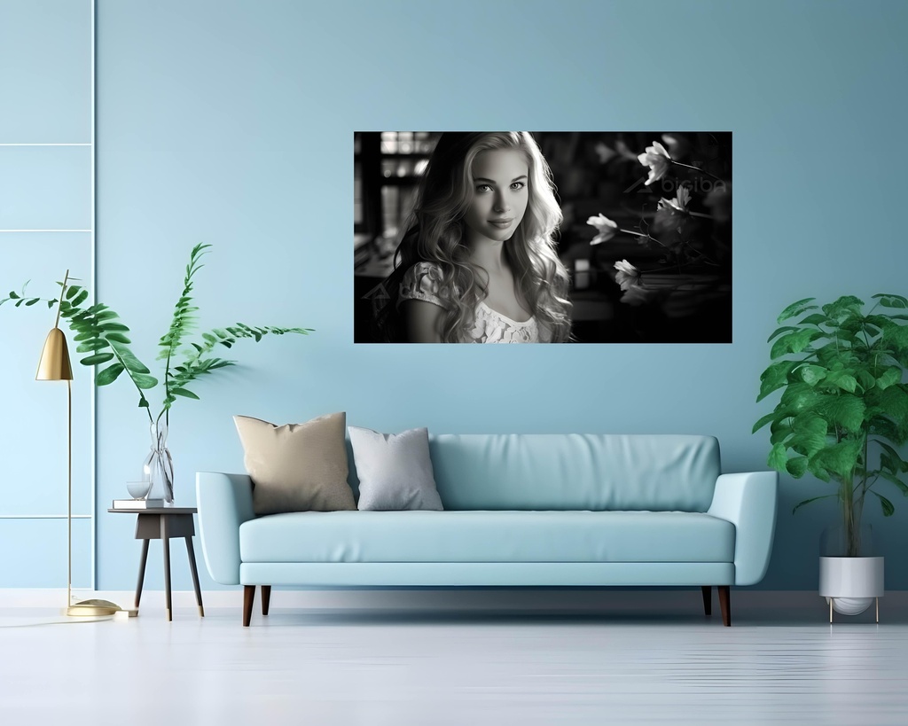 Ethereal Beauty in Monochrome