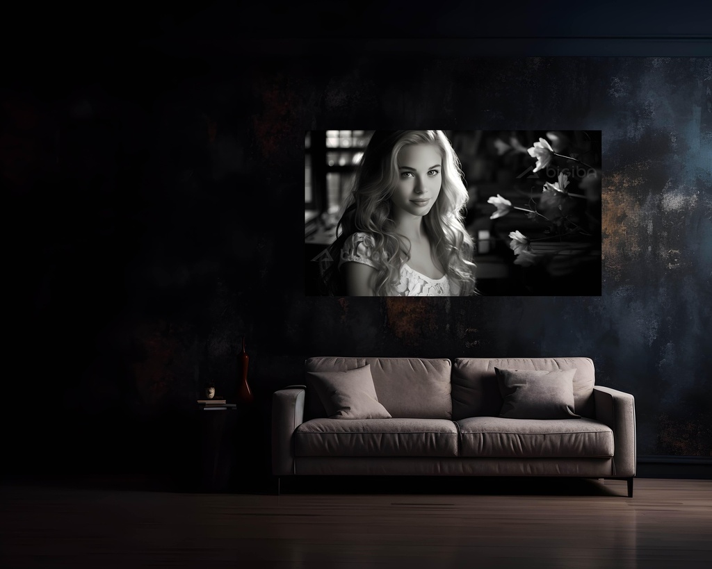 Ethereal Beauty in Monochrome