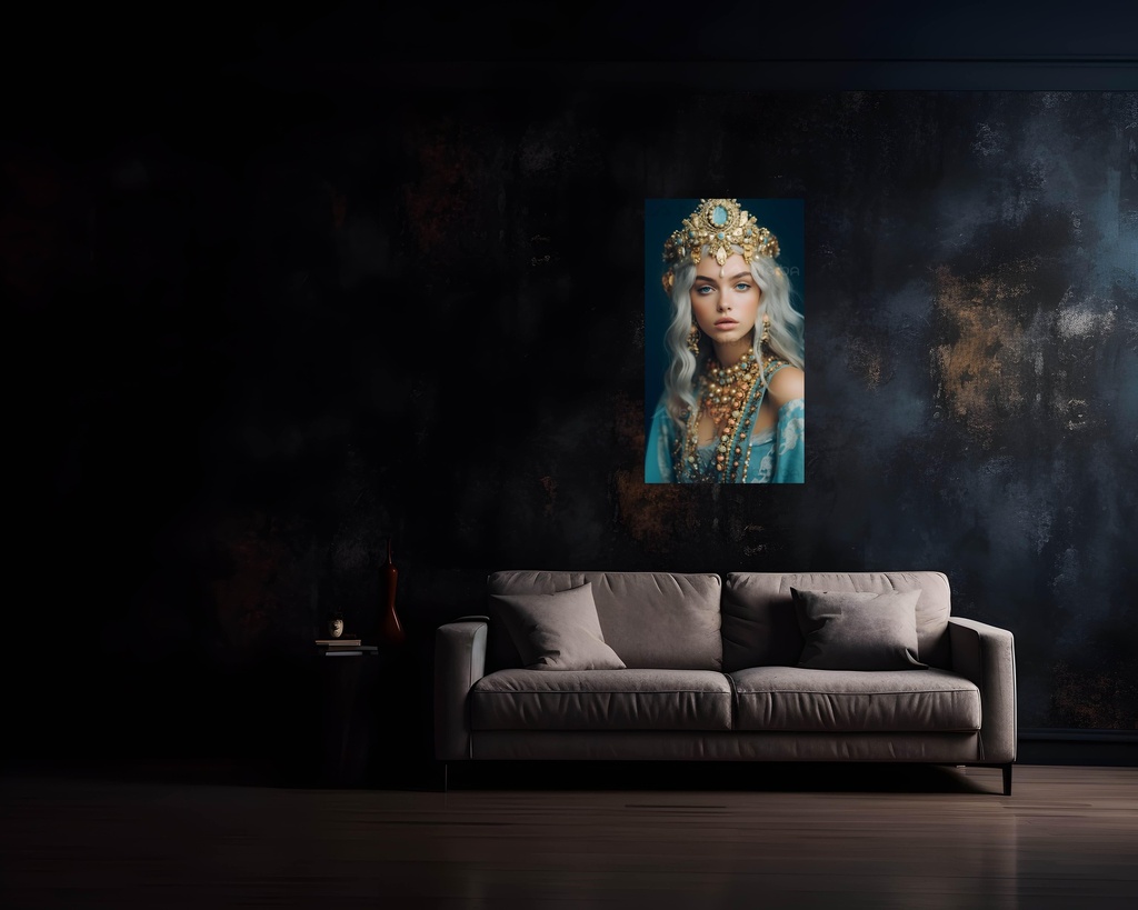 Regal Elegance in Azure