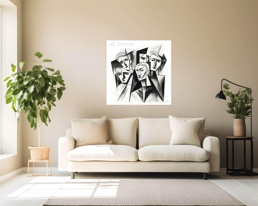 Monochrome Mosaic Minds
