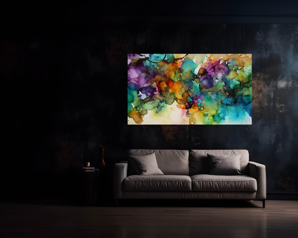 Cosmic Watercolor Dreamscape