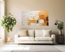 Amber Brushstrokes