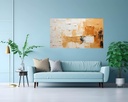 Amber Brushstrokes