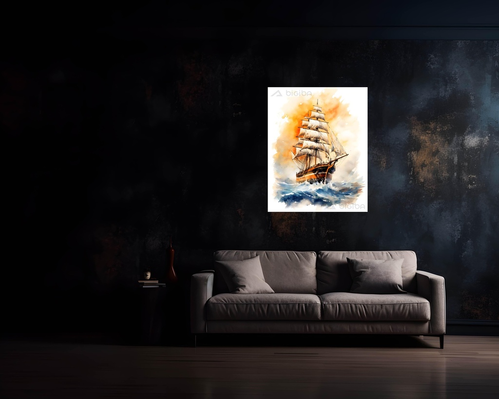 Sailing the Amber Sunset