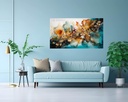 Aqua and Amber Symphony