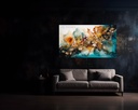 Aqua and Amber Symphony
