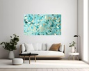 Azure Mosaic Elegance