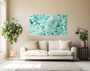 Azure Mosaic Elegance