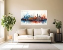 Watercolor Metropolis Dreams