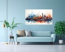 Watercolor Metropolis Dreams