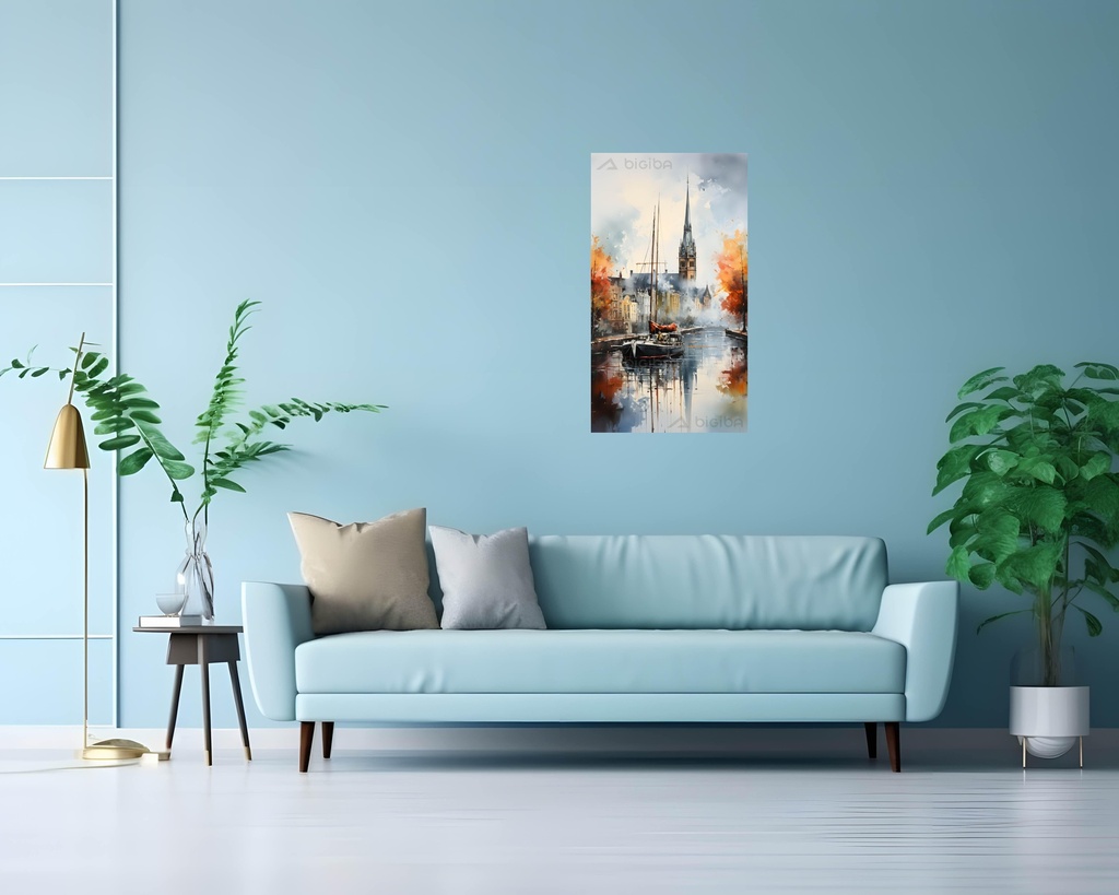 Autumnal Harbor Serenade