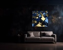 Cubist Gold and Azure