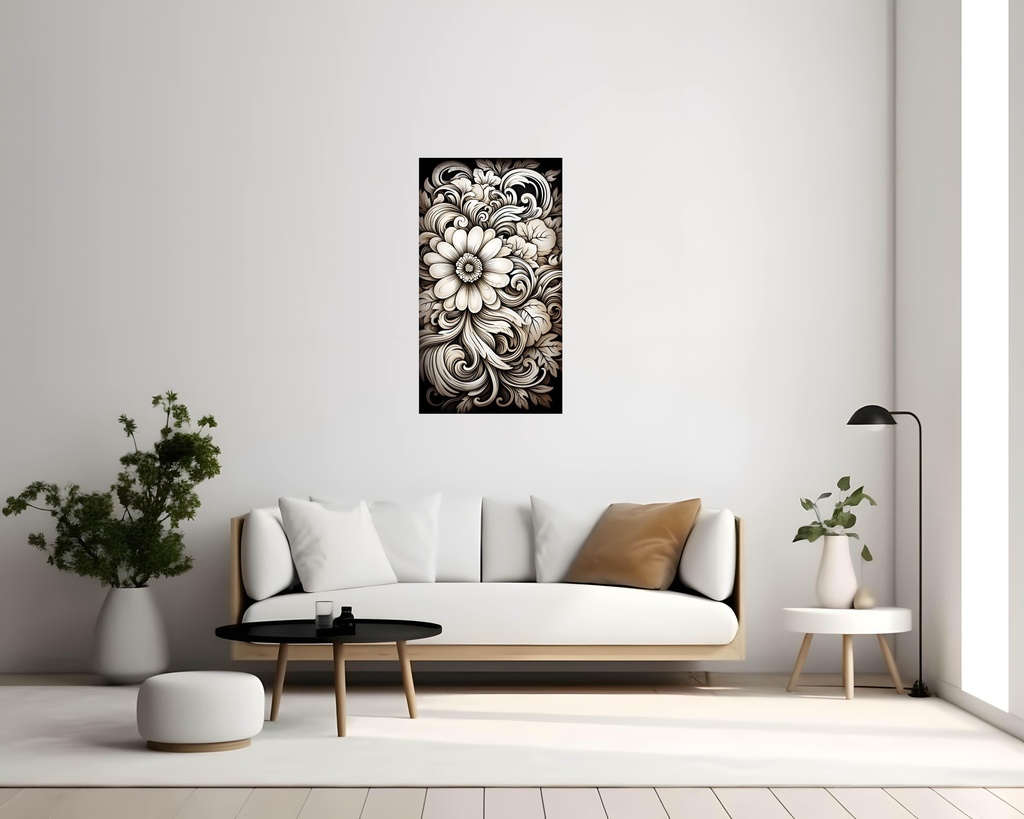 Monochrome Floralscape