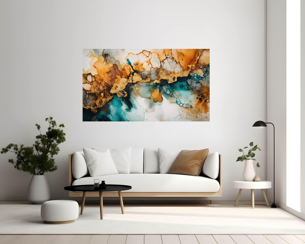 Aqua and Amber Dreamscapes