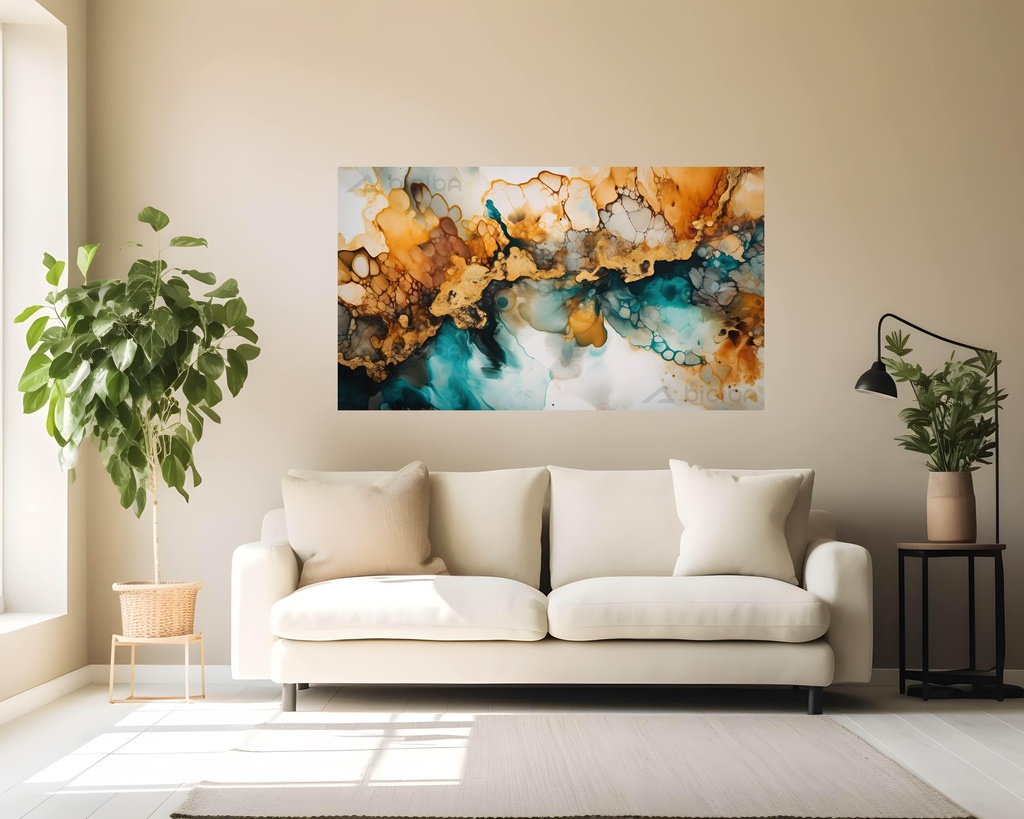Aqua and Amber Dreamscapes