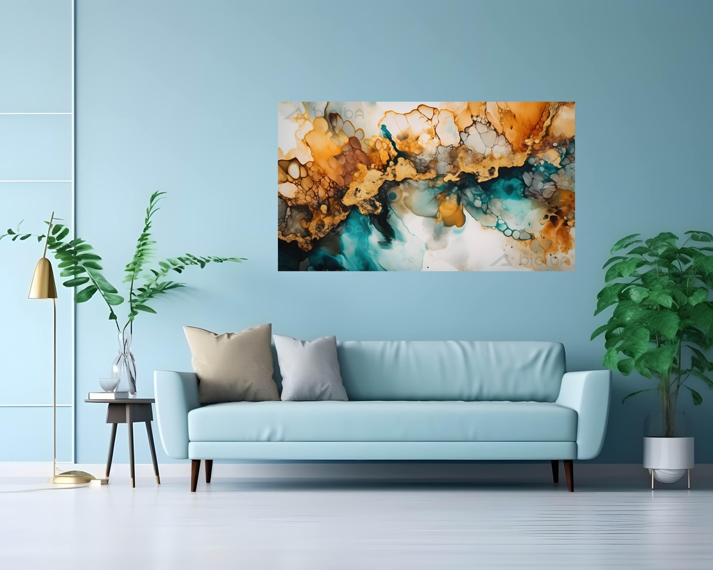 Aqua and Amber Dreamscapes