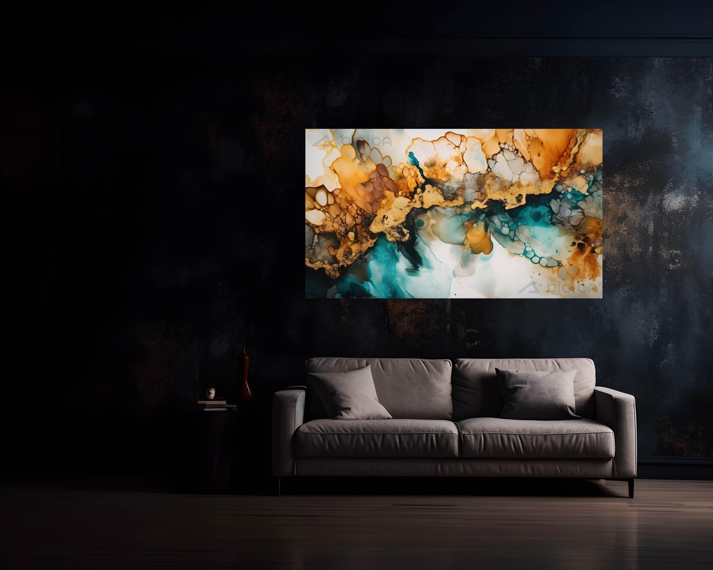 Aqua and Amber Dreamscapes
