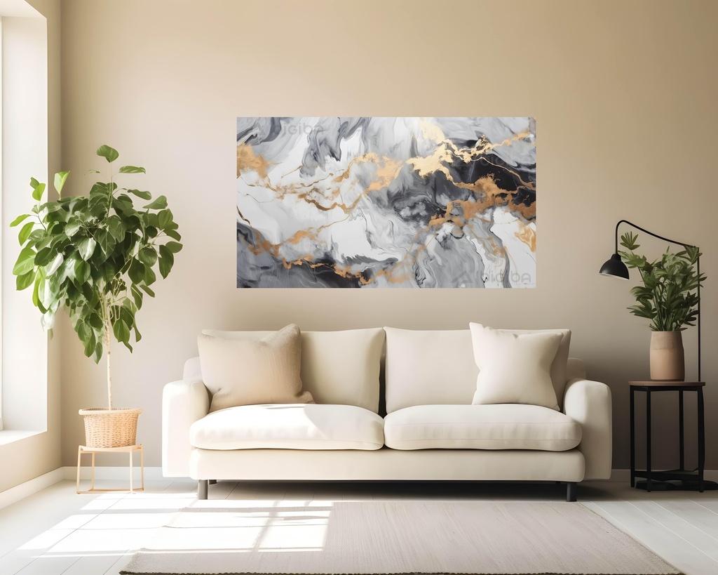Ethereal Marbled Elegance