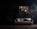 Cosmic Orbs and Textured Elegance