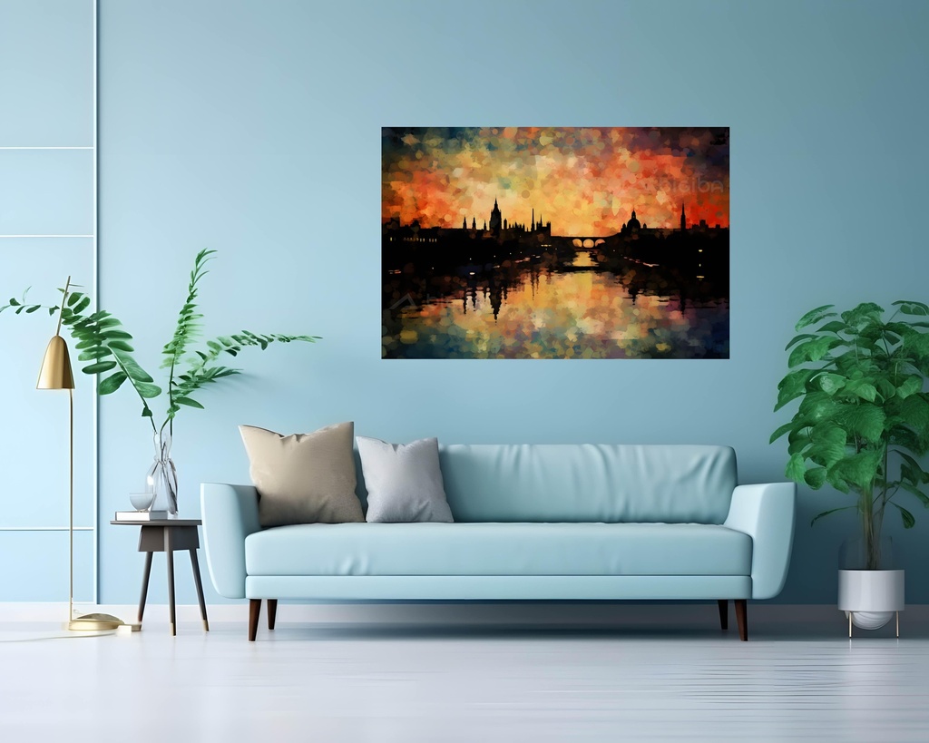 Sunset Serenade over the Siene