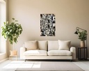 Tribal Echoes in Monochrome