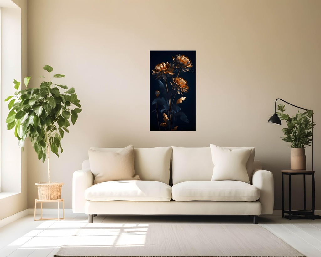 Golden Nocturne Blooms