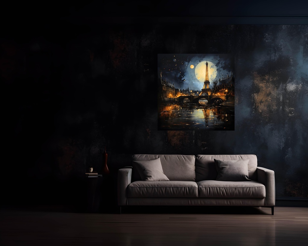 Moonlit Parisian Dream