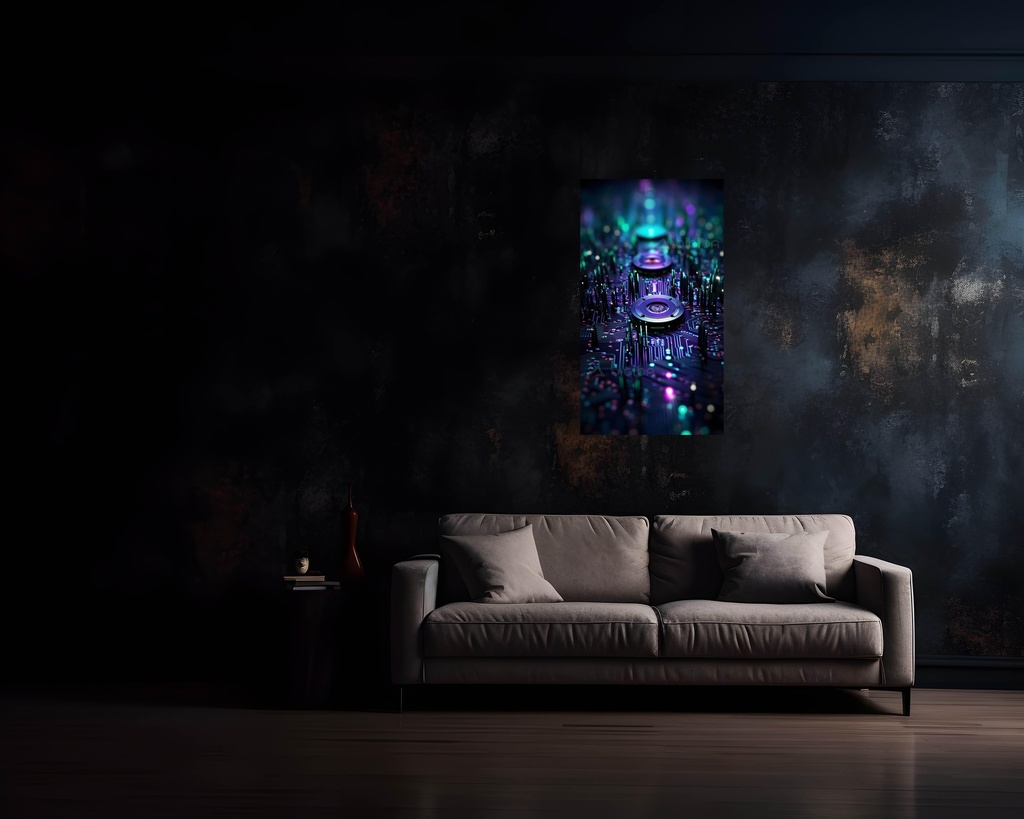 Neon Circuit Symphony