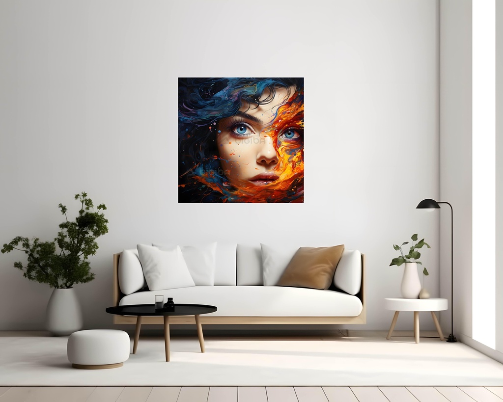 Ethereal Gaze: Fire and Tide