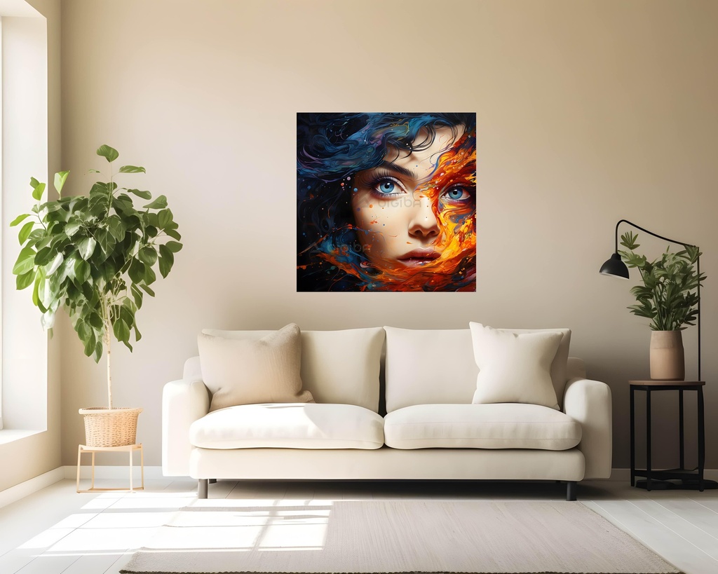 Ethereal Gaze: Fire and Tide
