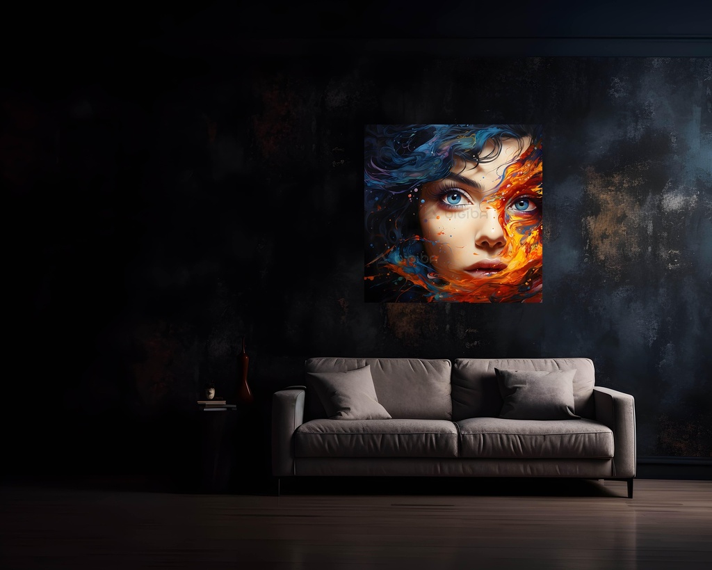 Ethereal Gaze: Fire and Tide