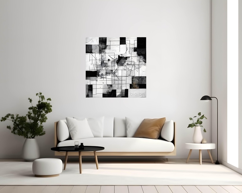 Monochrome Mosaic Reverie