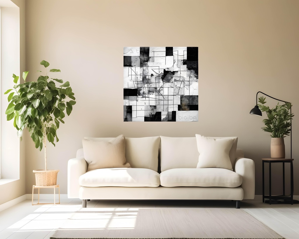 Monochrome Mosaic Reverie