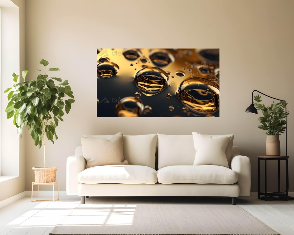 Golden Droplets Symphony