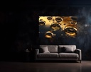 Golden Droplets Symphony