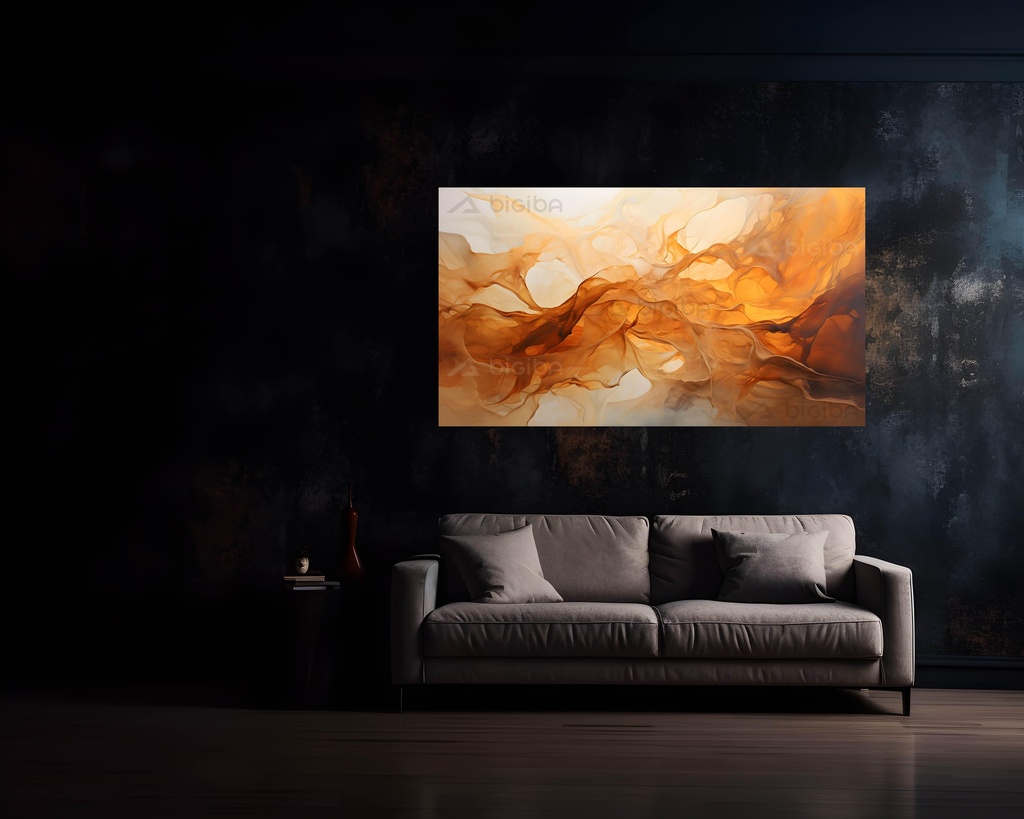 Amber Ethereal Waves