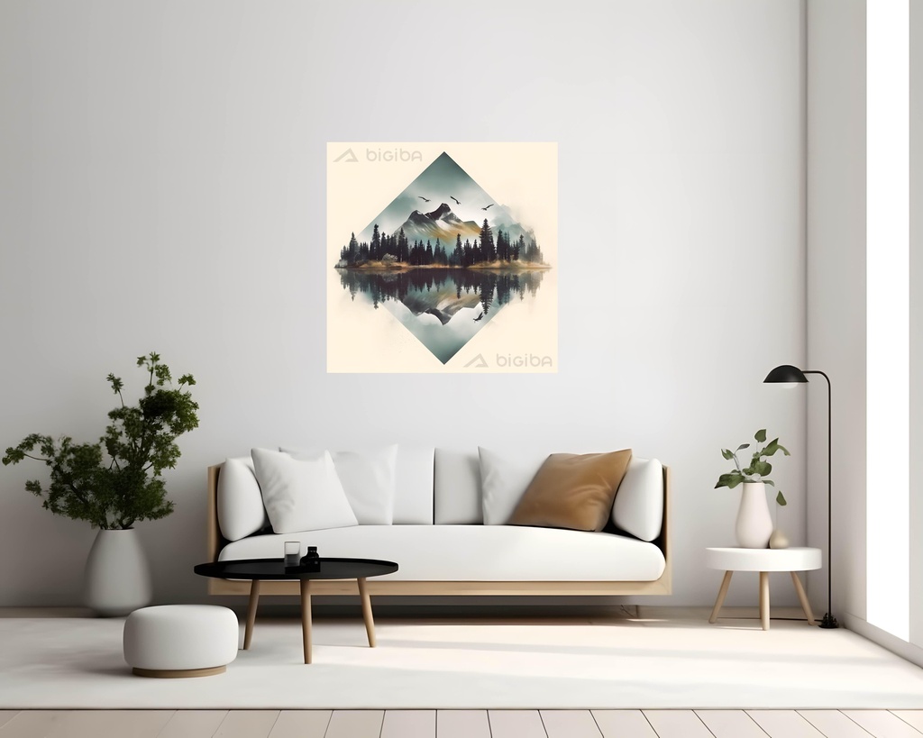 Mystic Mountain Reflection