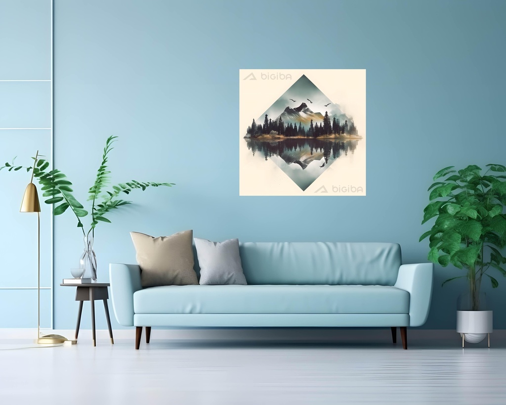 Mystic Mountain Reflection
