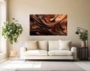 Copper Whirls: An Abstract Vortex