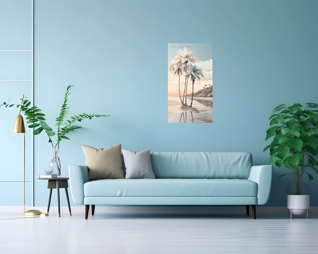 Serene Shoreline Solitude