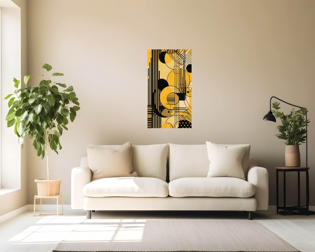 Golden Geometric Symphony