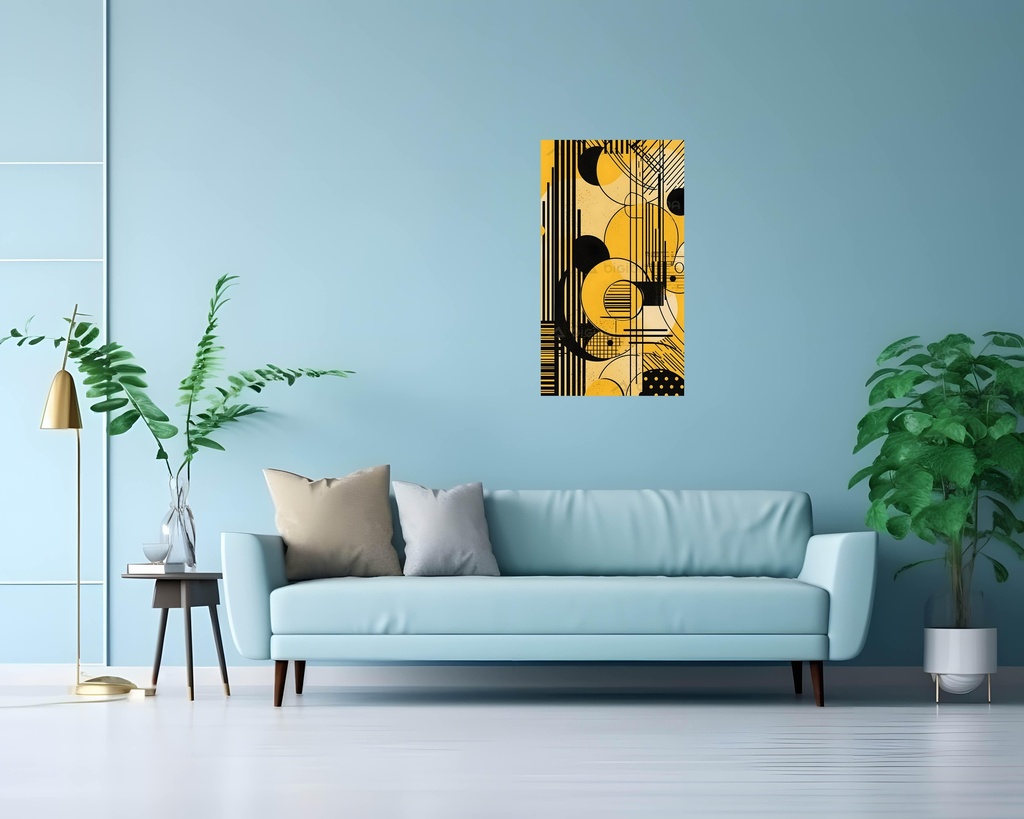 Golden Geometric Symphony