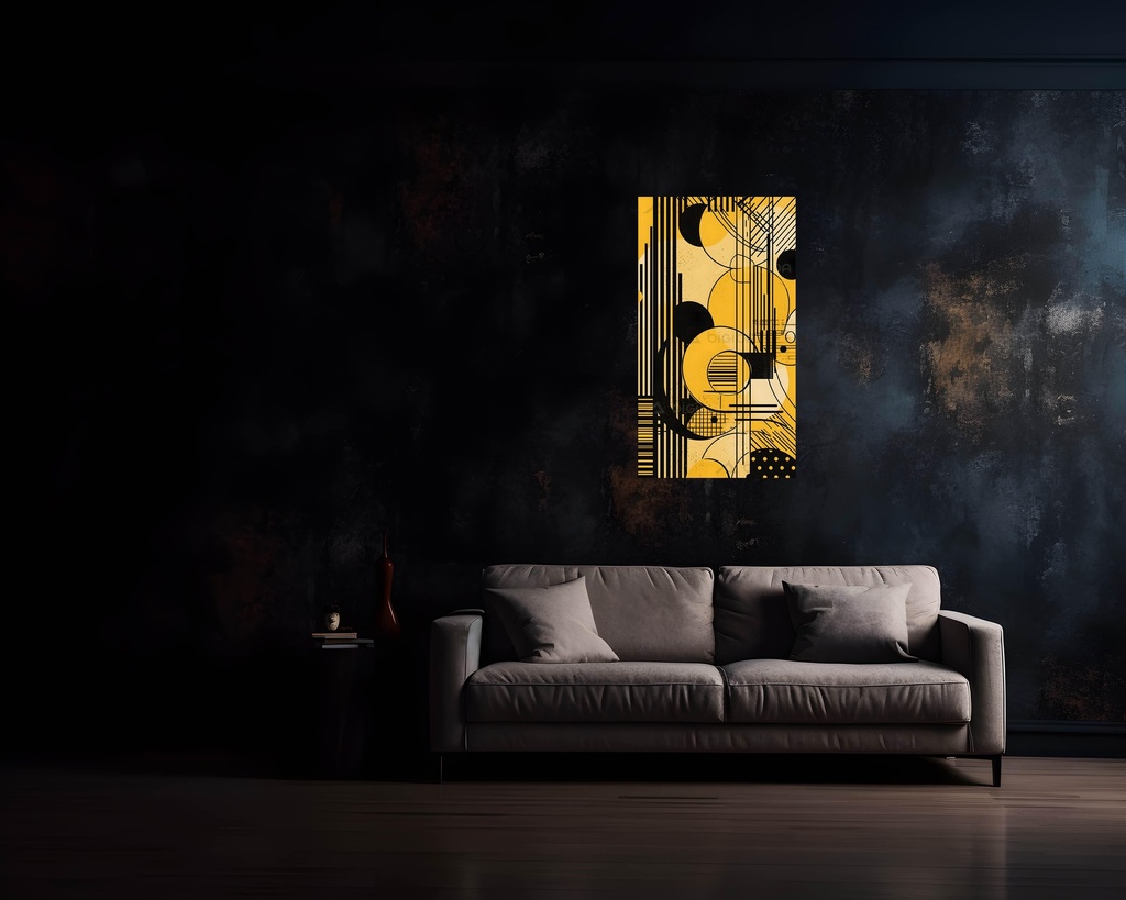 Golden Geometric Symphony