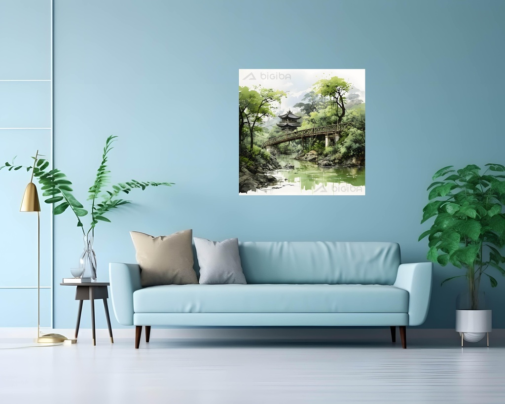 Tranquil Pagoda Crossing