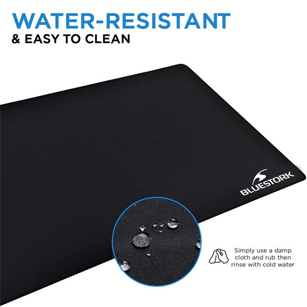 Bluestork egérpad - bs-pad-xxl (900x450x2mm, fekete)