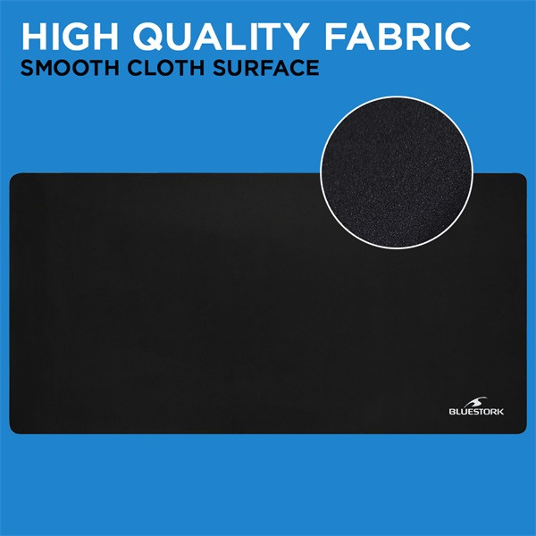 Bluestork egérpad - bs-pad-xxl (900x450x2mm, fekete)