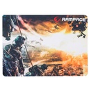 Rampage egérpad - 300350 (350x250x2mm; fekete)