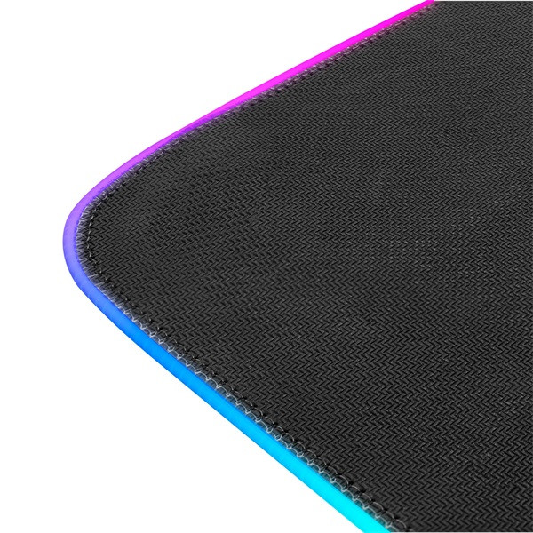 Rampage egérpad - mp-21 (252*328*3mm; fekete, rgb led)