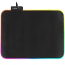 Rampage egérpad - mp-23 (252*328*3mm; fekete, rgb led)